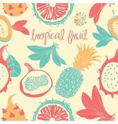 Tropical Fruit Pattern vector image