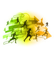 Runners vector image