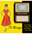 1950s Stlye Retro vector image