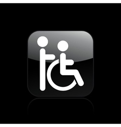 Handicap icon vector image