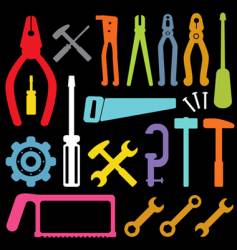 Tool icons vector image