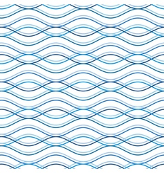 Wavy seamless pattern vector image