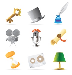 Icons for navigation vector image