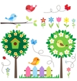 Garden set vector image