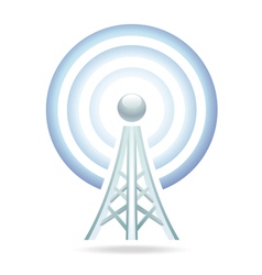 Wi-fi tower icon vector image