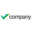 Business check mark logo vector image