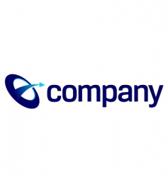 Logo for accounting company vector image