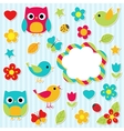 Stickers set vector image
