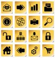 Web and internet icons vector image