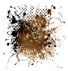Ink splat vector image