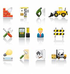 Construction icon set Construction icon set vector image