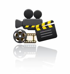 Video set vector image