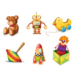 Various toys vector image