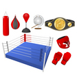 Boxing objects vector image