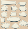 Speech and thought blobs vector image