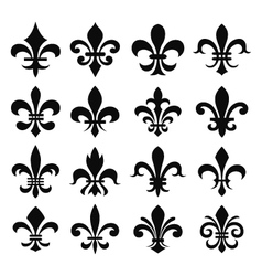 Fleur de lys design vector image
