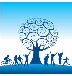 Outdoor fun vector image