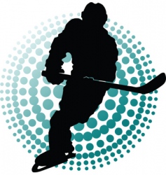 Hockey players vector image