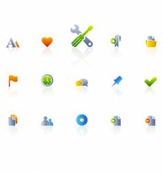 Icons vector image