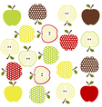 Fruits background vector image