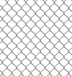 Chain-link fence seamless vector image