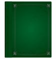 Leather book vector image