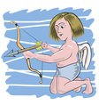 Cupid vector image