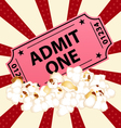 Cinema background vector image