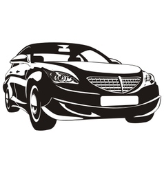 Abstract car vector image