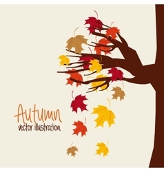 Autum season vector image