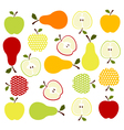 Fruits background vector image