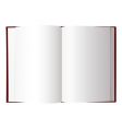 Open book vector image