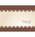 Vintage background vector image