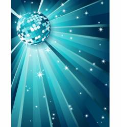 Disco ball vector image