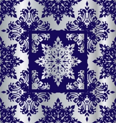 Silver cobalt reflief sq vector image