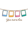 Cute frame vector image