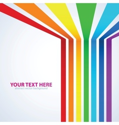 Rainbow Lines Background vector image