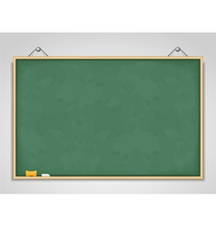 Big Horizontal Green Blackboard vector image