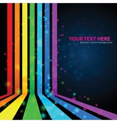 Rainbow Lines Background vector image