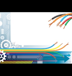 Industry Automation Background vector image