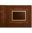 Skin cover a photo album vector image