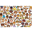 Cartoon pattern vector image