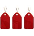 Christmas tag set vector image