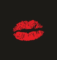 Lips Kiss vector image