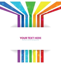 Rainbow Lines Background vector image