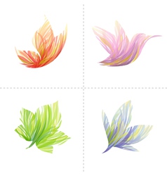 Collection of colorful design vector image