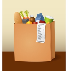 Shopping bag vector image