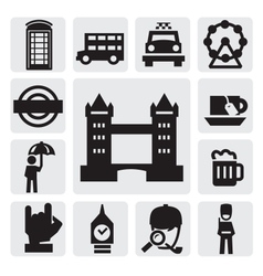 London icons London icons vector image