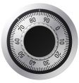 Combination lock vector image