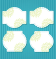 Cute vintage frame vector image